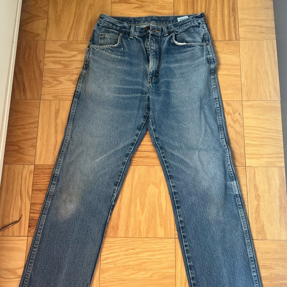 Vintage Mid Rise Straight Leg Wrangler Jeans